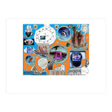 Abstract Collage 3 D Material Design Original (Print Only) thumbnail