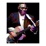 Howlin Wolf American Blues Guitarist Colorful (Print Only) thumbnail