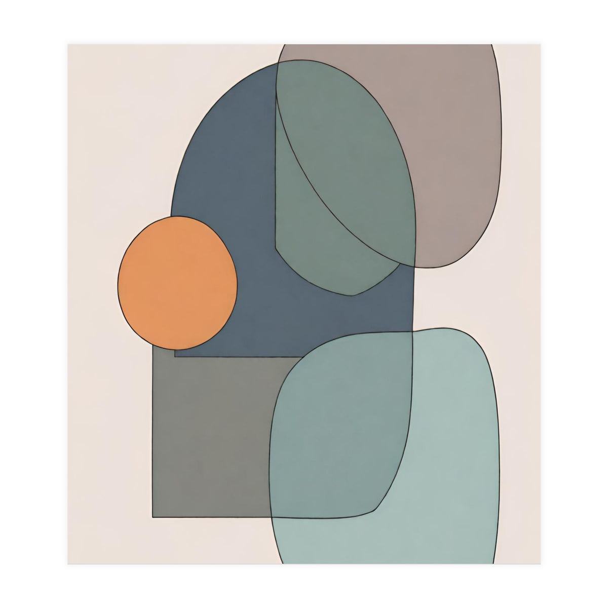 Peaceful Abstract (Print Only)