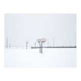 Snow-covered Basketball court (Print Only) thumbnail