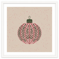 Christmas globe with branches