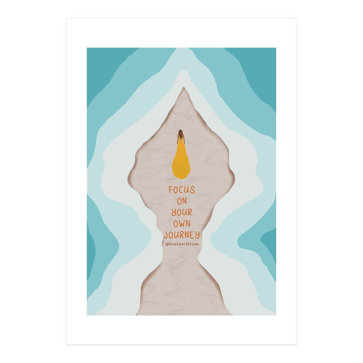 Focus On Your Own Journey (Print Only)