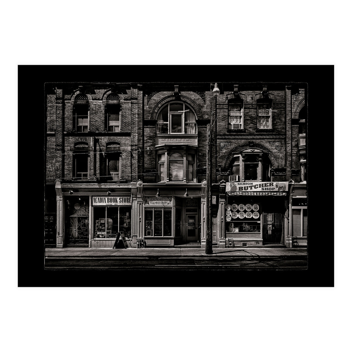 Books and Breaks and Butchers No 1 with Border (Print Only)