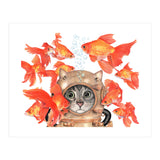 Scuba Catlgbright (Print Only) thumbnail