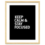 keep calm and stay focused thumbnail