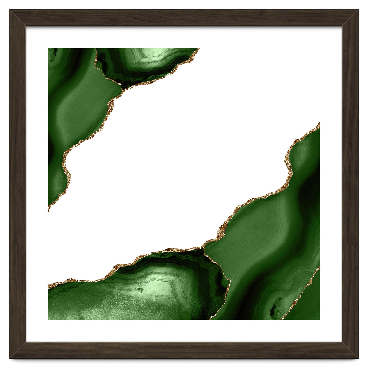 Green & Gold Agate Texture 22