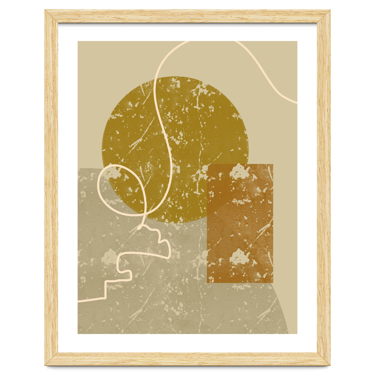 Geometric Composition with an Organic Touch