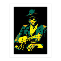 John Lee Hooker American Blues Guitarist (Print Only)