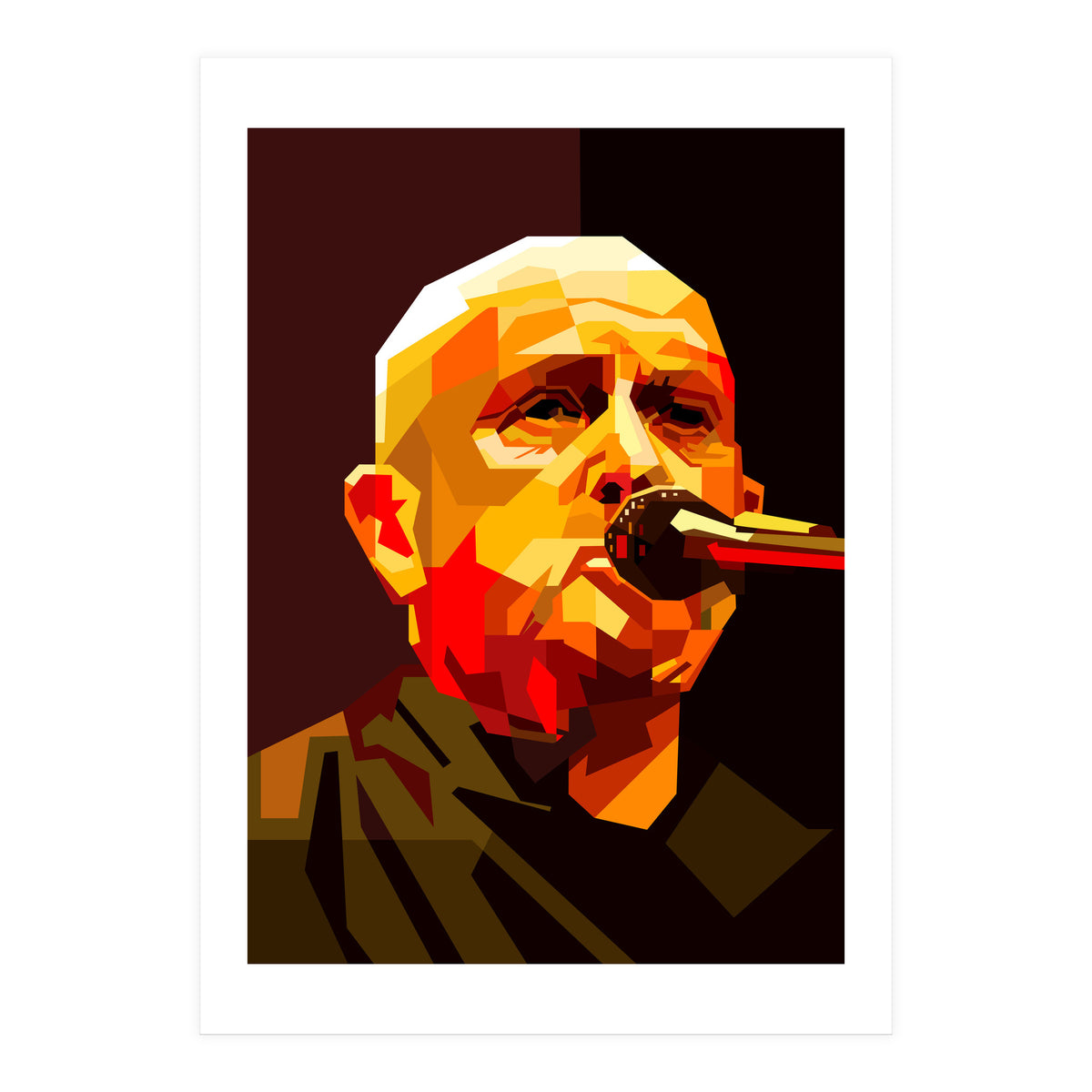 Peter Gabriel Musician Vintage (Print Only)