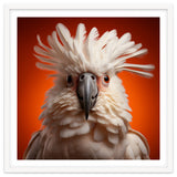Close Up Portrait Of A White Cockatoo Parrot thumbnail