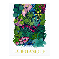 La Botanique, Botanical Garden, Colorful Jungle Print, Boho FLower Market (Print Only)