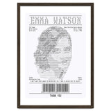 Receipt Art Emma Watson thumbnail