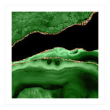 Green & Gold Agate Texture 13 (Print Only) thumbnail