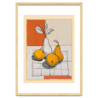 Modern Pear Still Life