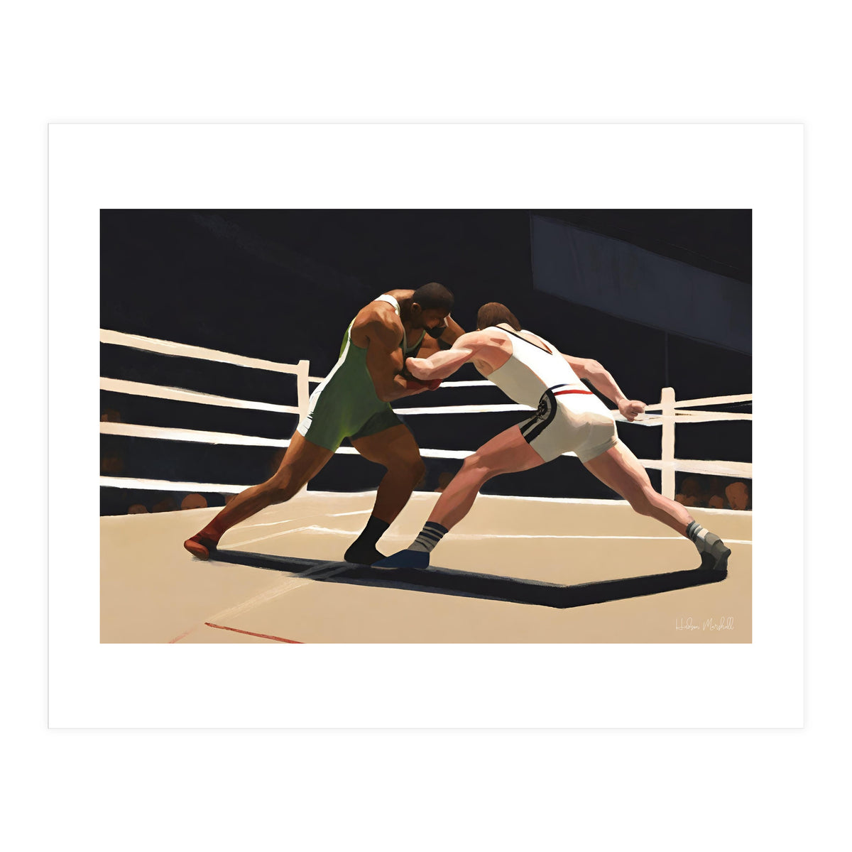 Wrestlers #9 (Print Only)