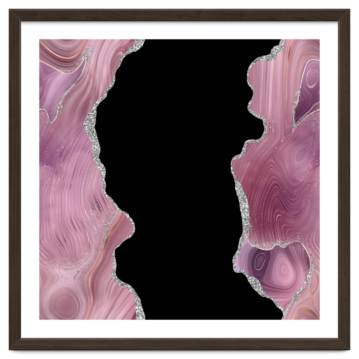 Mauve & Silver Agate Texture 02