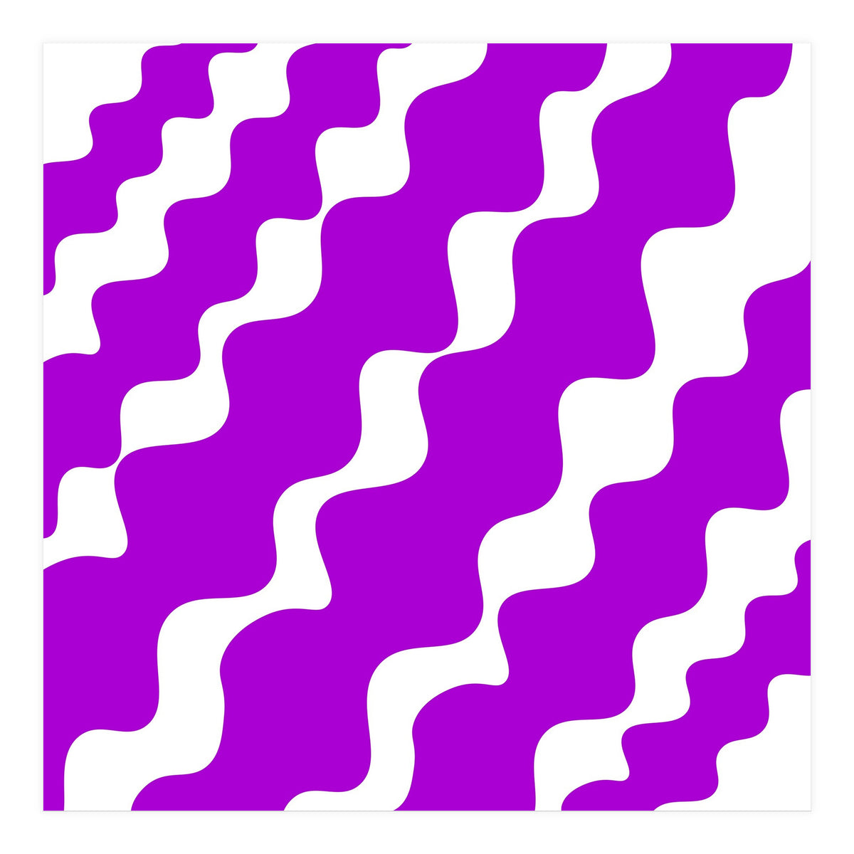 Purple Wavy Pattern (Print Only)