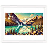 Vintage Lake Louise Banff Poster, Canada thumbnail
