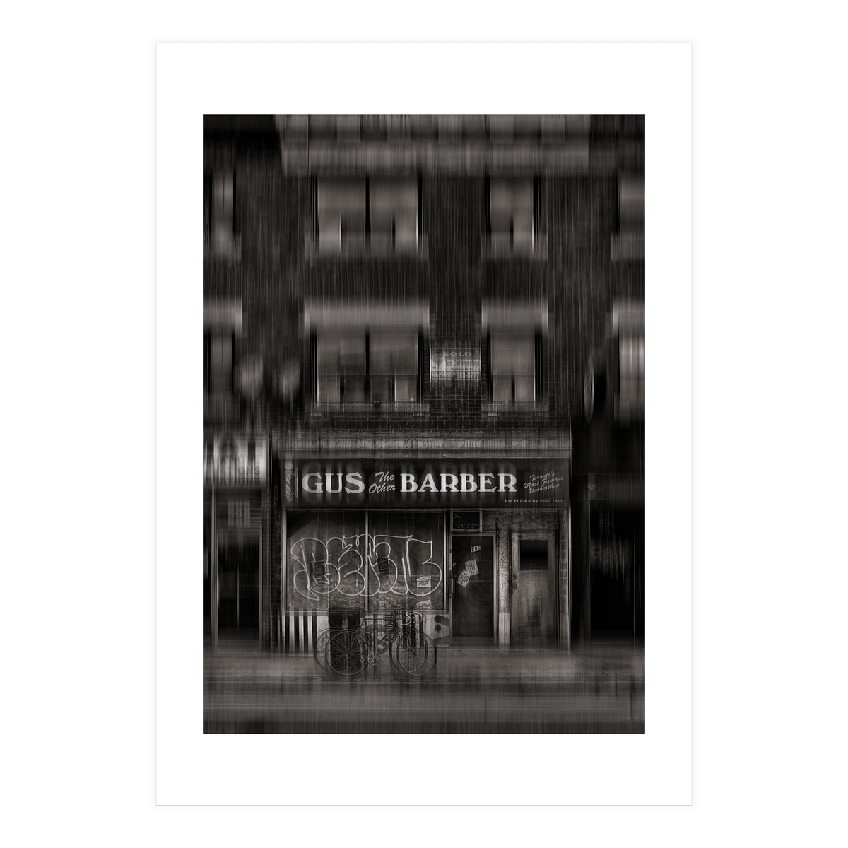 Gus The Other Barber Blur Version (Print Only)