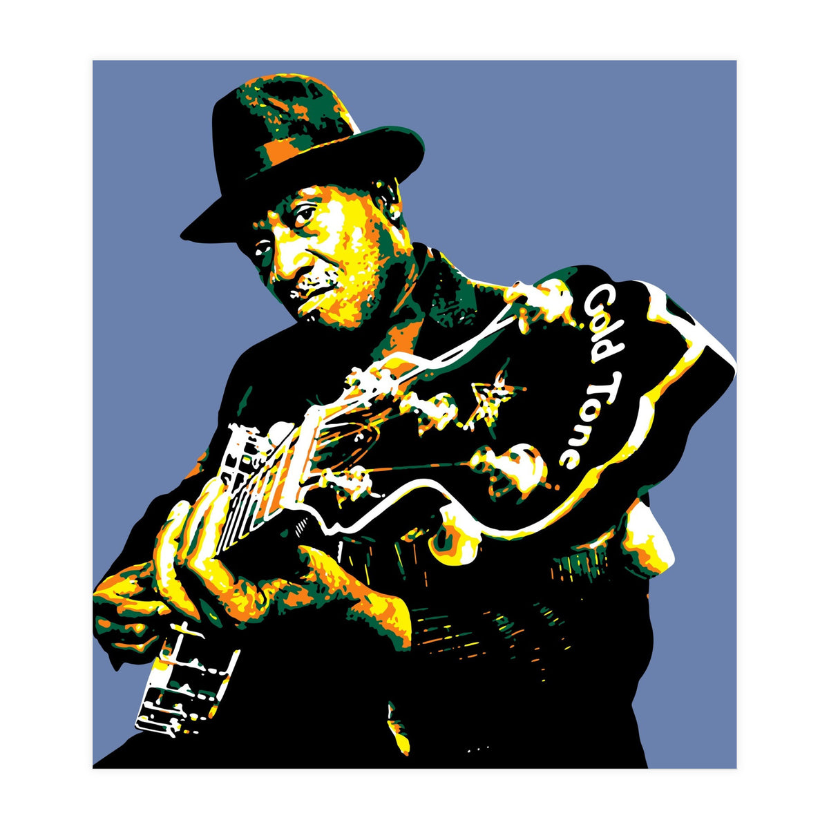 Taj Mahal American Blues Musician Legend (Print Only)