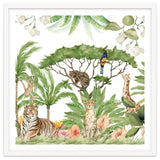 Watercolor Animals Savannah Landscape thumbnail