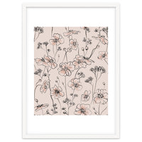 Wild Roses Floral Pattern