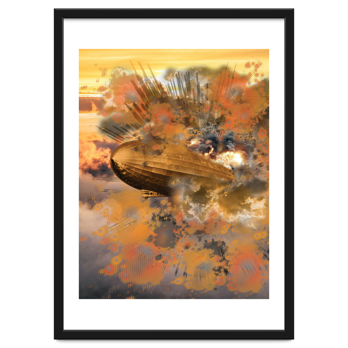 Zeppelin Balloon Explosion