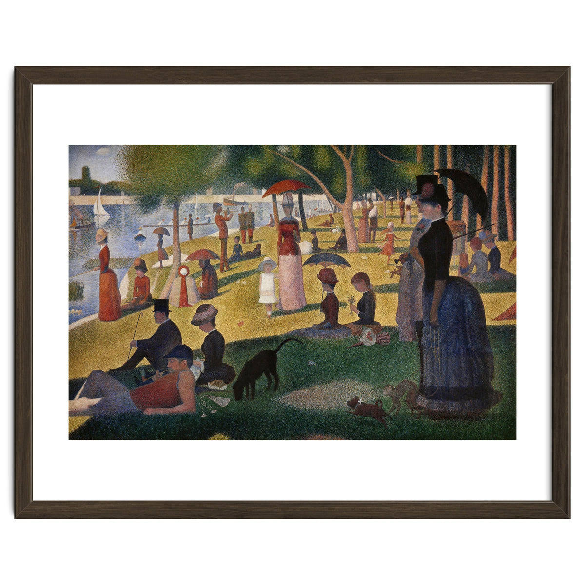 Georges Seurat / 'A Sunday Afternoon on the Island of La Grande Jatte', 1884-1886.