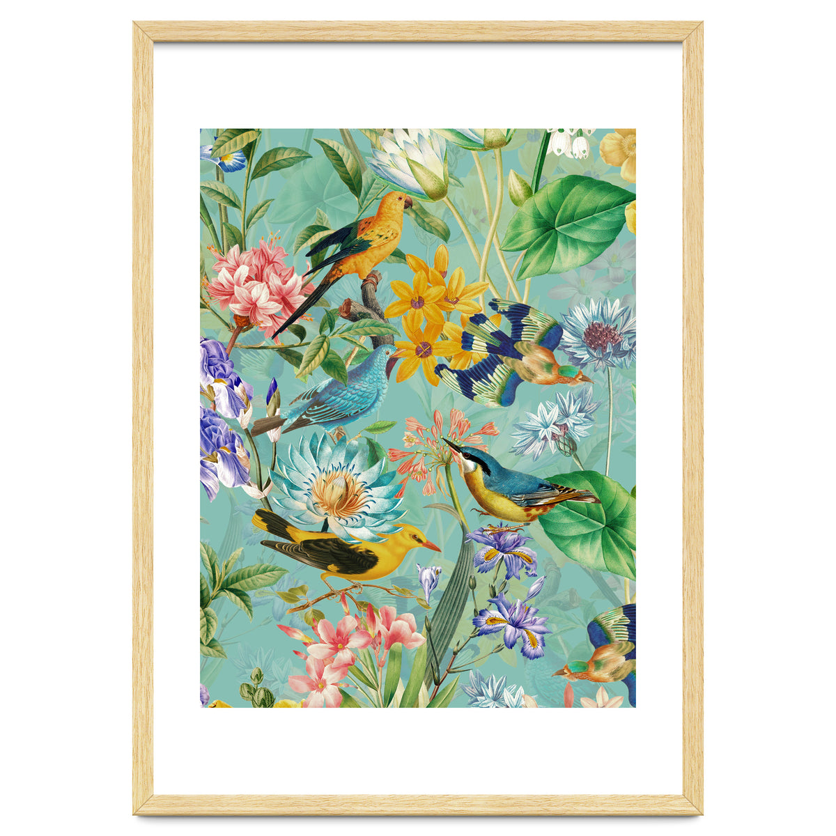 Birds In Tropical Jungle