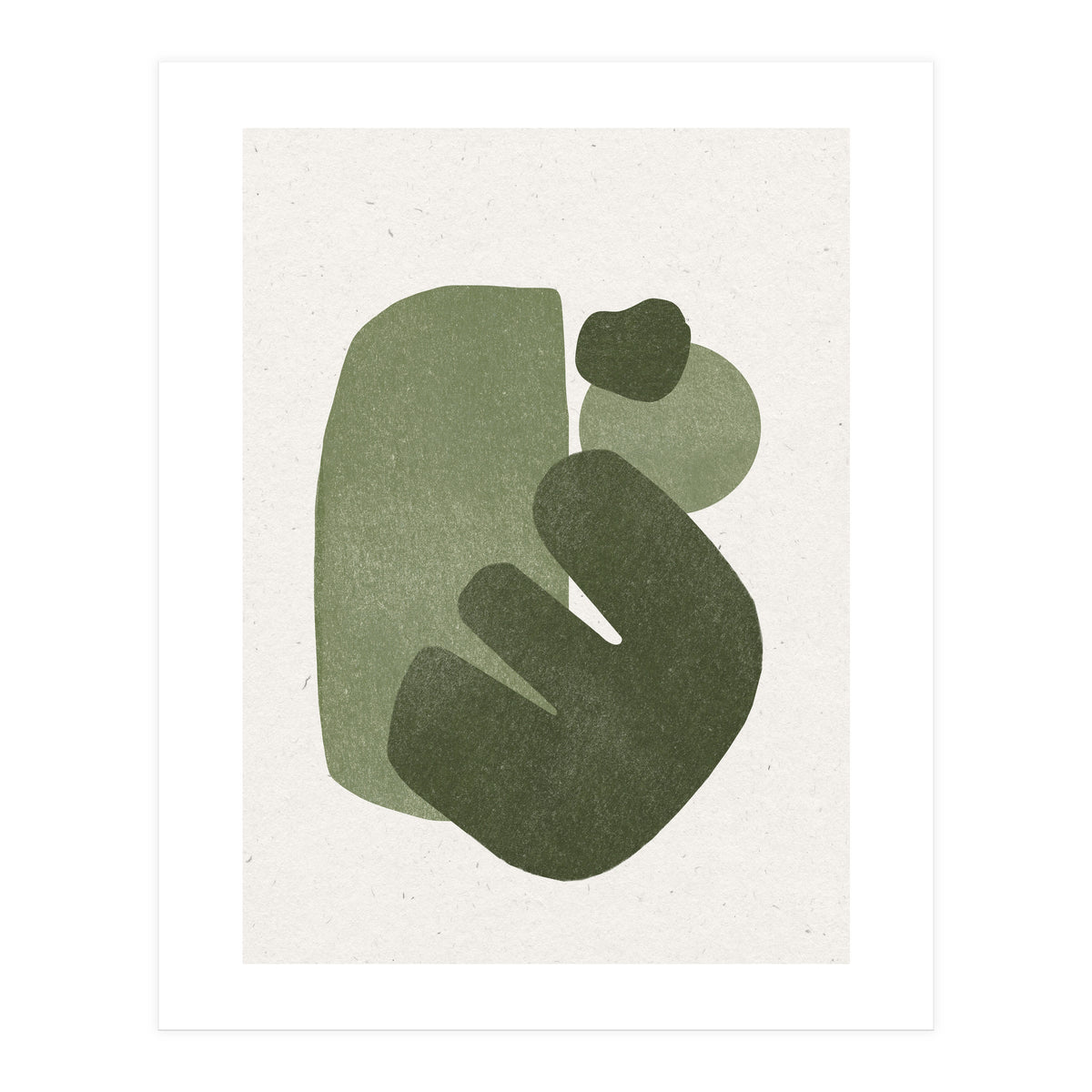 GREEN SHAPES NO.1 (Print Only)