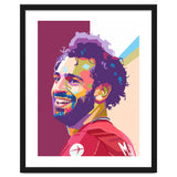 Mohamed Salah pop art portrait thumbnail