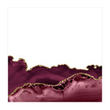 Burgundy & Gold Agate Texture 30  (Print Only) thumbnail