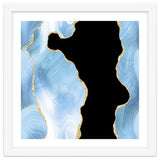 Blue & Gold Glitter Agate Texture 01 thumbnail