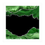 Green & Silver Agate Texture 04  (Print Only) thumbnail