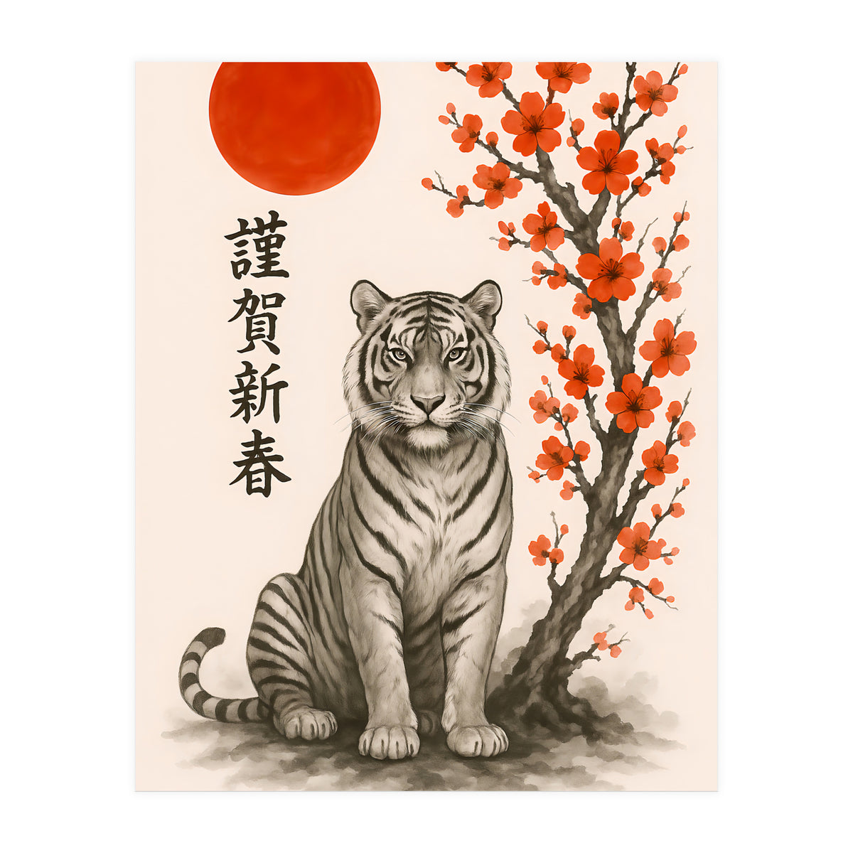 Tiger Japanese (Print Only)