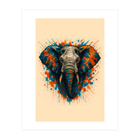 Elephant Animal Watercolor (Print Only)