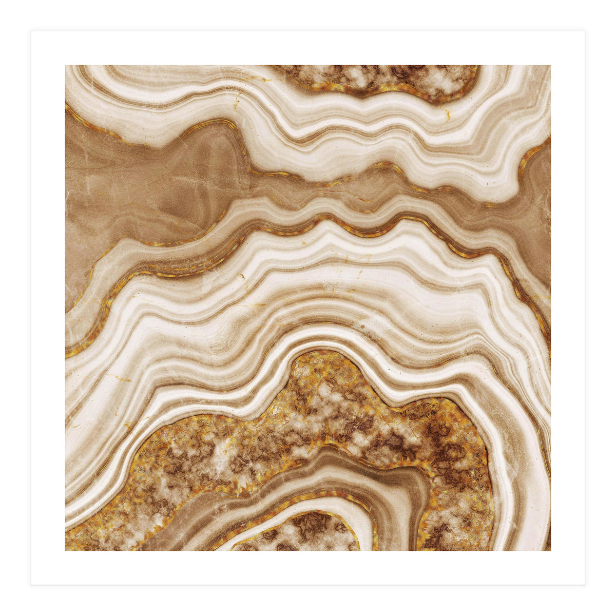 Golden Agate Texture 08 (Print Only)
