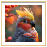Close Up Portrait Of A Cockatiel Bird thumbnail