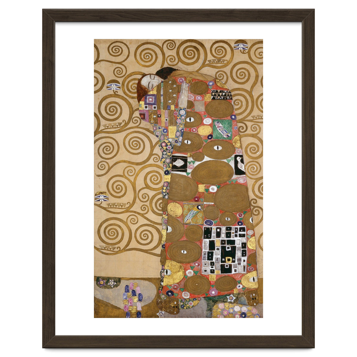 Sketches for the Frieze for the Palais Stoclet in Brussels, Belgium. Watercolour and pencil.