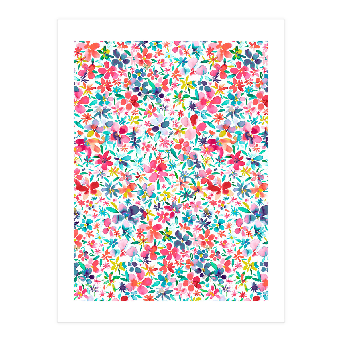 Colorful Flower Petals (Print Only)