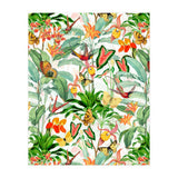 Birds And Butterflies In Tropical Jungle (Print Only) thumbnail