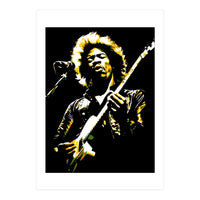 Jimi Hendrix in Pop Art  (Print Only)