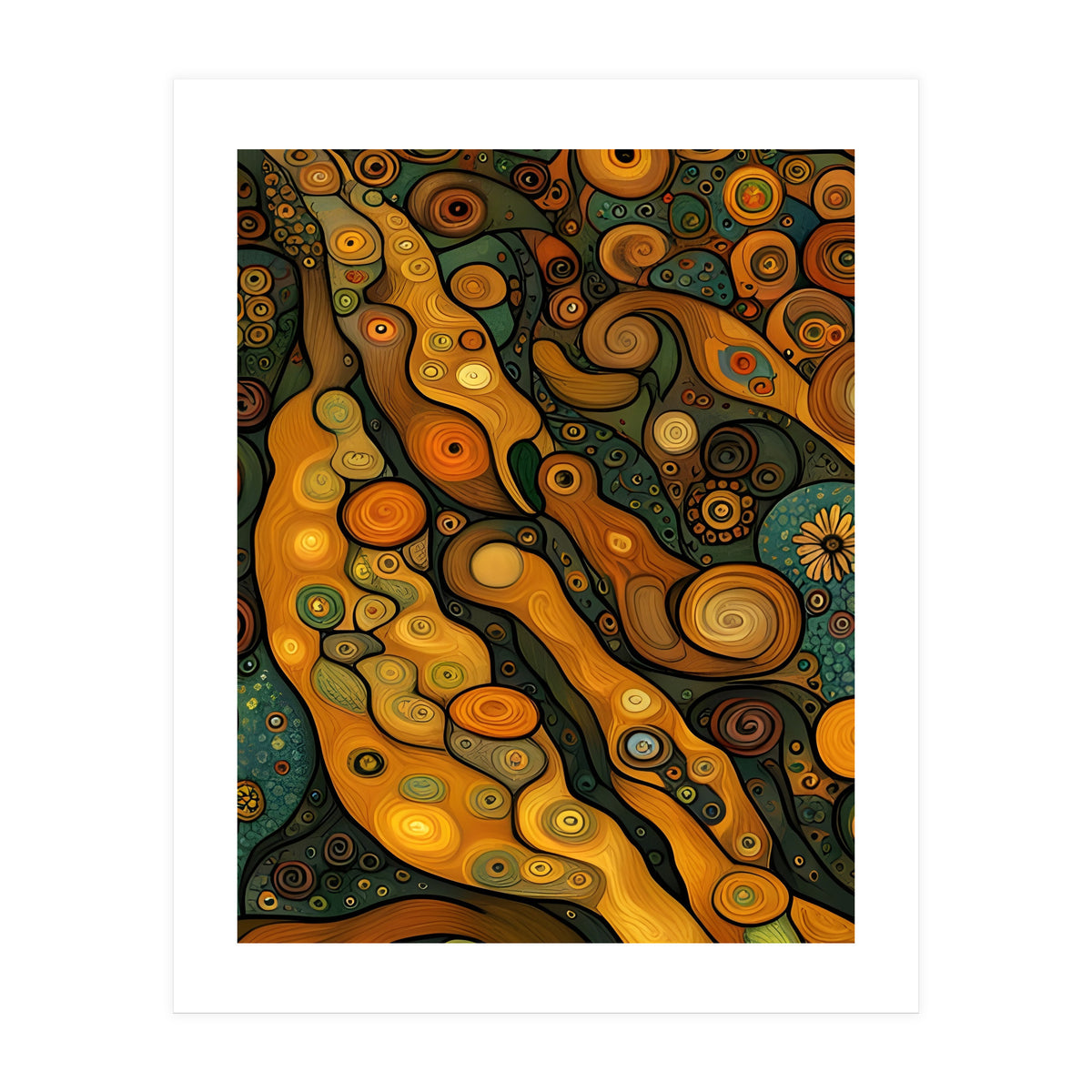 Artificial Masterworks - Klimt van Gogh (Print Only)