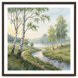Morning Mist in the Birch Valley thumbnail