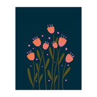Whimsical Flowers  (Print Only)