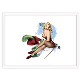 Pinup Sexy Girl Posing In Zorro Costume thumbnail