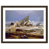 'The Sea of Ice', c. 1823-1824,  Oil on canvas, 96.7 x 126.9 cm. thumbnail