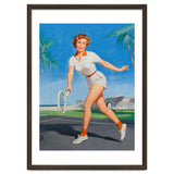 Pinup Girl On The Tennis Course thumbnail