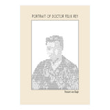 Portrait Of Doctor Felix Rey (ascii Art) (Print Only) thumbnail