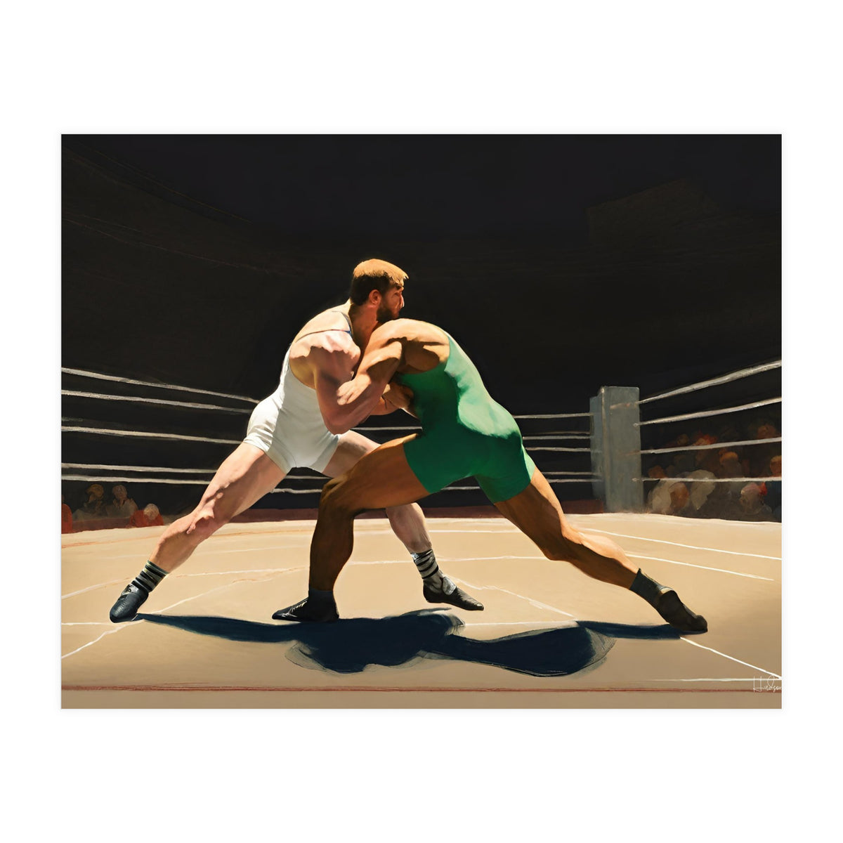 Wrestlers #2 (Print Only)